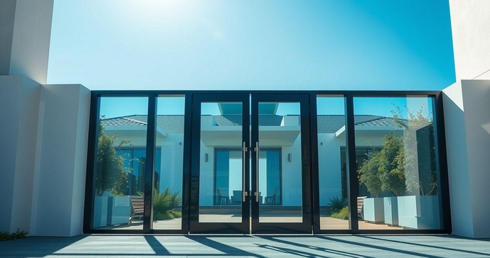 Portão de Vidro: Elegância e Segurança