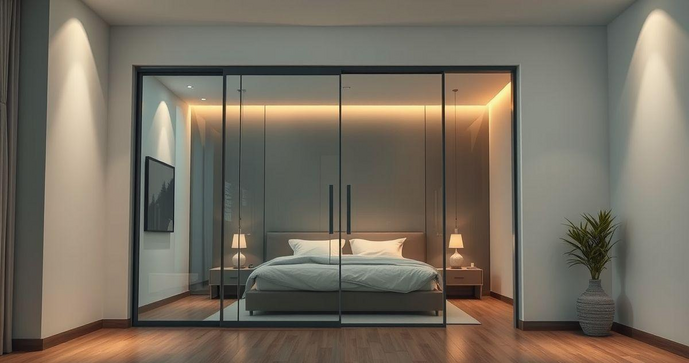 Vantagens da Porta de Vidro de Correr para Quarto