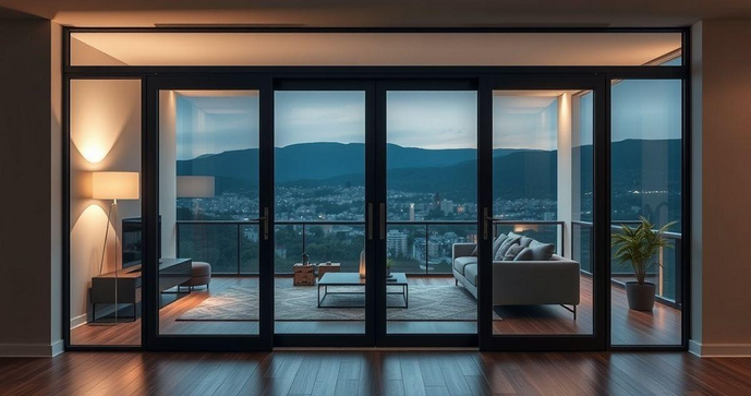 Porta Blindex 4 Folhas: Elegância e Funcionalidade para Seu Espaço