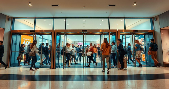 Vantagens e Funcionalidades da Porta Automática em Shoppings
